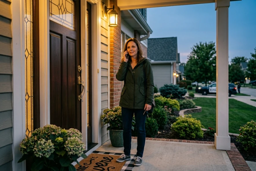 Emergency Locksmith helping with a home lockout