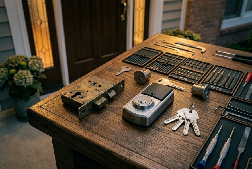 Emergency Locksmith rekeying and replacing home locks