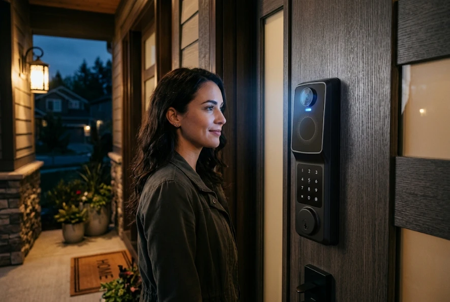 eufy video smart lock with camera and keypad